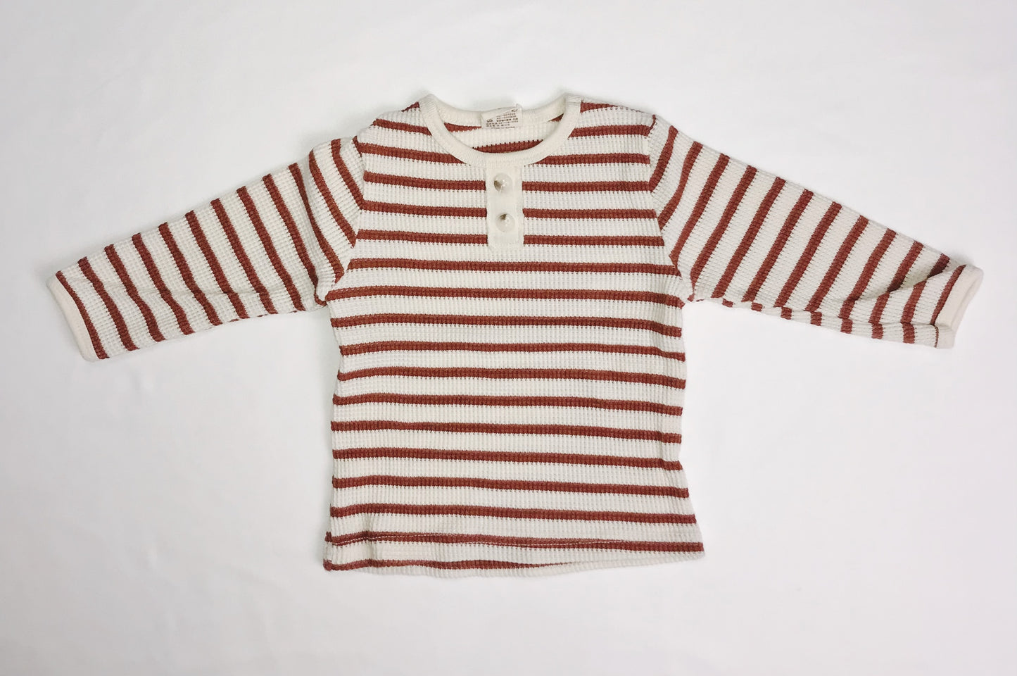 Striped Waffle Tee