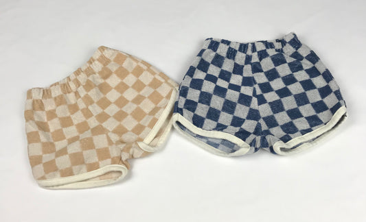 Terry Checker Shorts